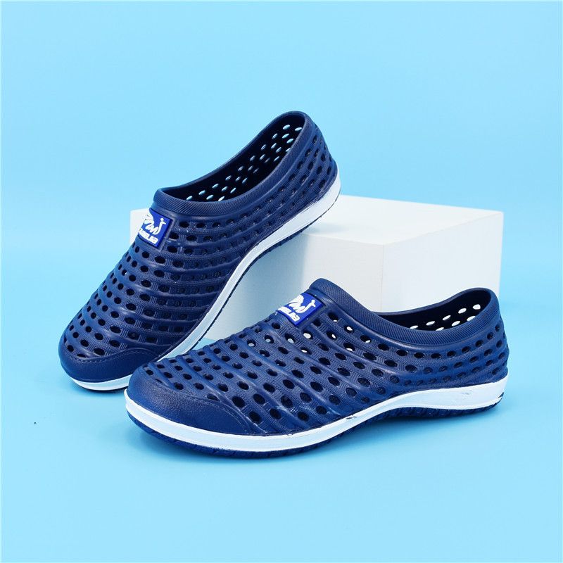 Scarpe da spiaggia traspiranti e antiscivolo, alla moda e per il tempo libero, per uomo, estive, con suola spessa_voghion.com