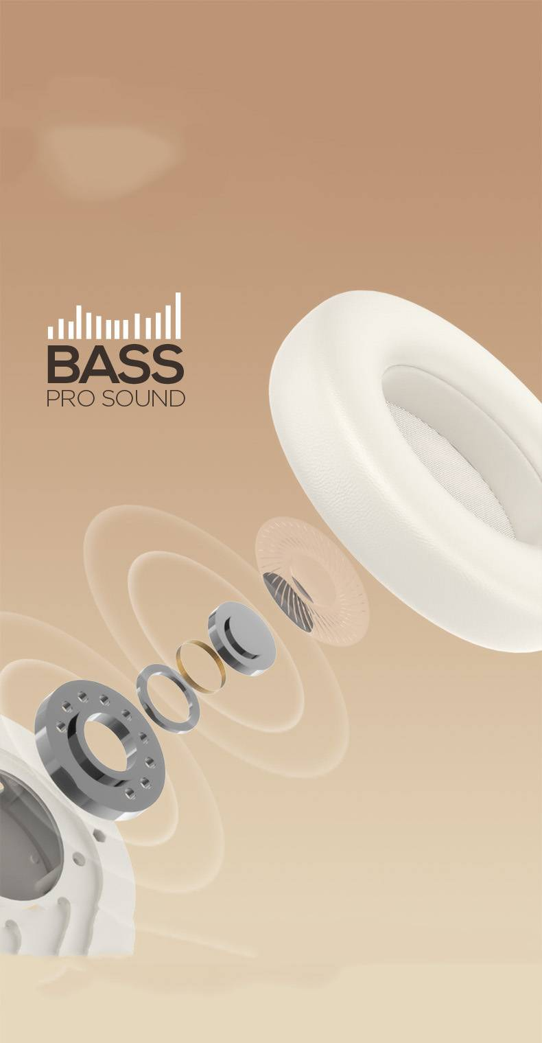 Neues ANC-Headset mit aktiver Geräuschunterdrückung, Bluetooth-Kopfhörer, lange Lebensdauer, einfach zusammenklappbares kabelloses Bluetooth-Headset_voghion.com