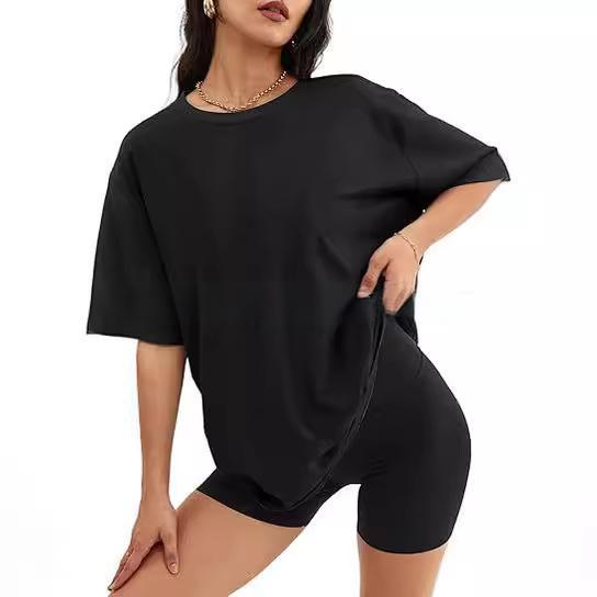 Maglietta basic casual estiva da donna_voghion.com