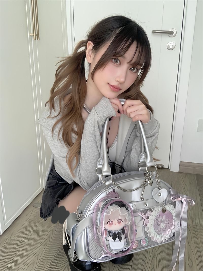 Heart-Shaped Shoulder Bag Fall/Winter New Women's Commuter Crossbody Bag Tote Bag Stylish Versatile_voghion.com