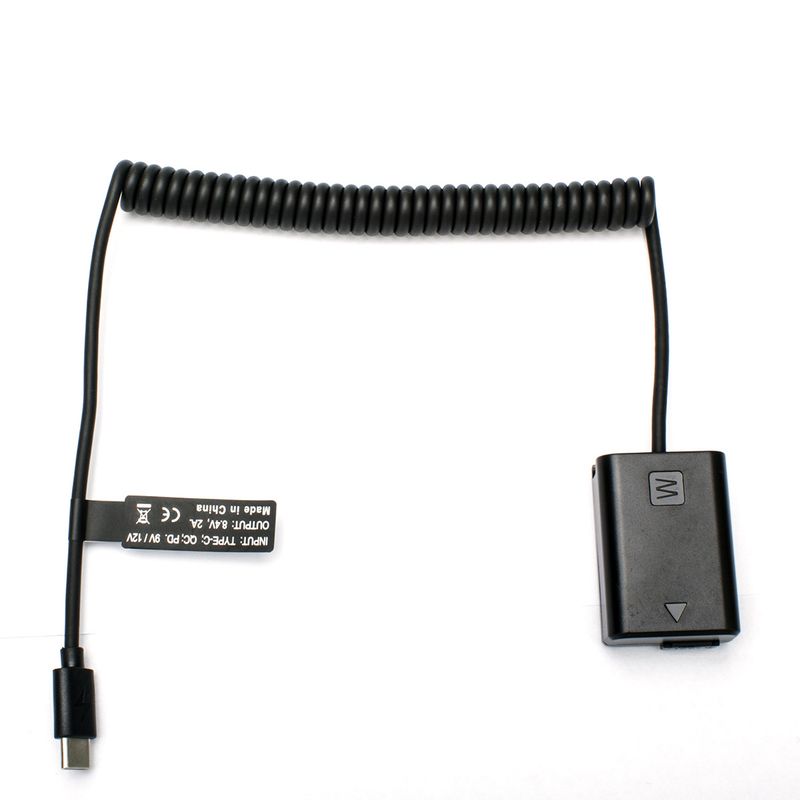 NP-FW50 Sahte Pil DC Güç AC Adaptörü AC-PW20 Sony Alpha A6400 ILCE-6400 6500 6300 6000 5100 5000 3000 Kamera_voghion.com