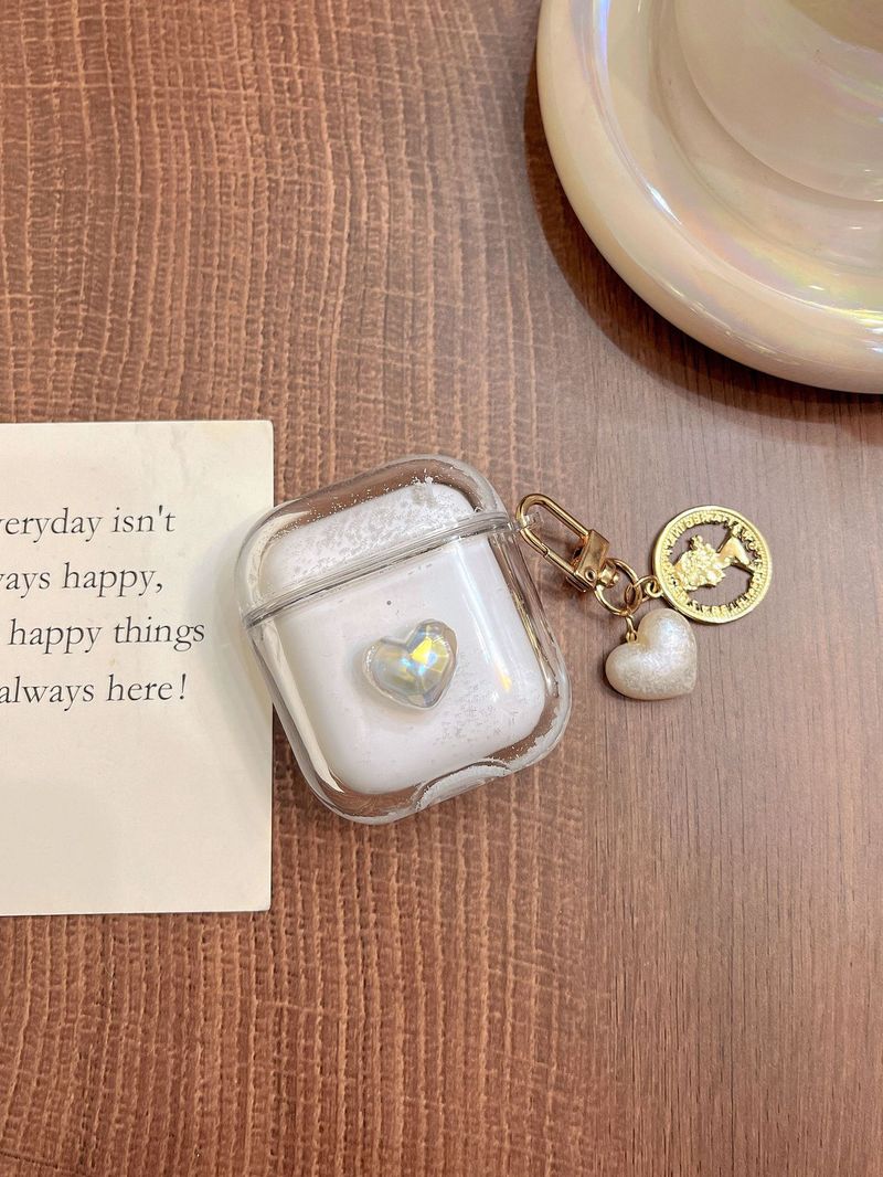 Three-dimensional laser love for Airpods 3 protective case niche Pro2 Bluetooth 1/2 generation earphone case quicksand_voghion.com