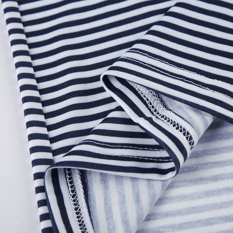 Lässige Streifen Niedrige Taille Baggy Jogginghose Kordelzug Elastische Hose Frauen Beiläufige Lose Gerade Bein Hosen Sommer Streetwear_voghion.com