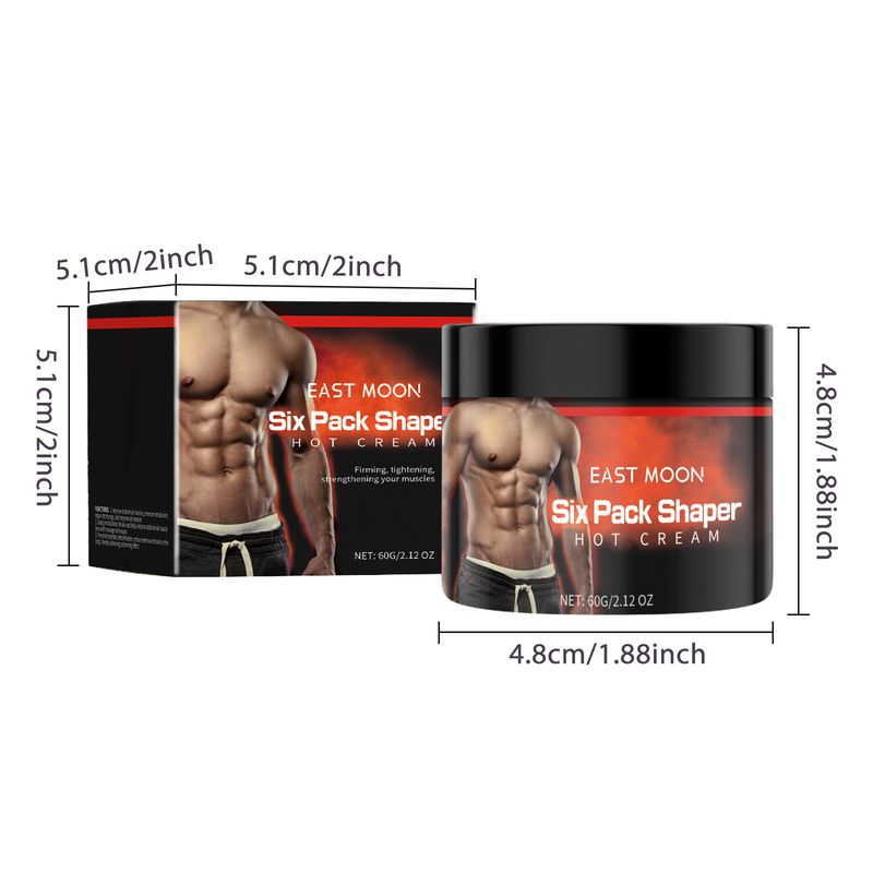 EAST MOON Abdominal Men's Sports Exercise Highlighting Muscle Lines Massage Moisturizing Care Cream_voghion.com