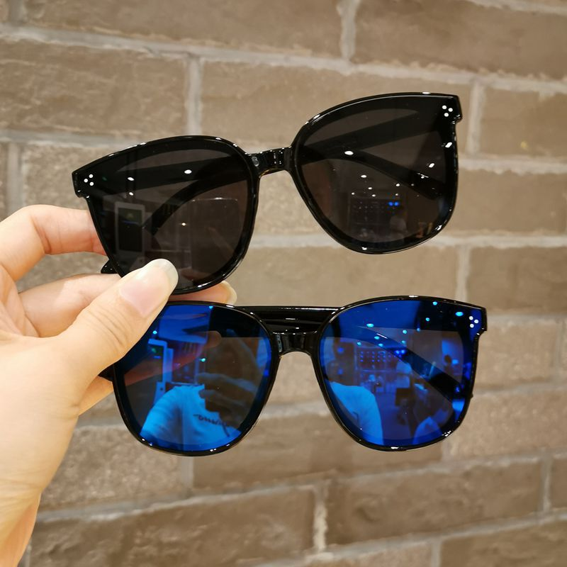 New Children Shape Round Sunglasses Girl Boy Shiny coating Double Color Vintage Sunglasses UV Protection Glasses Child_voghion.com