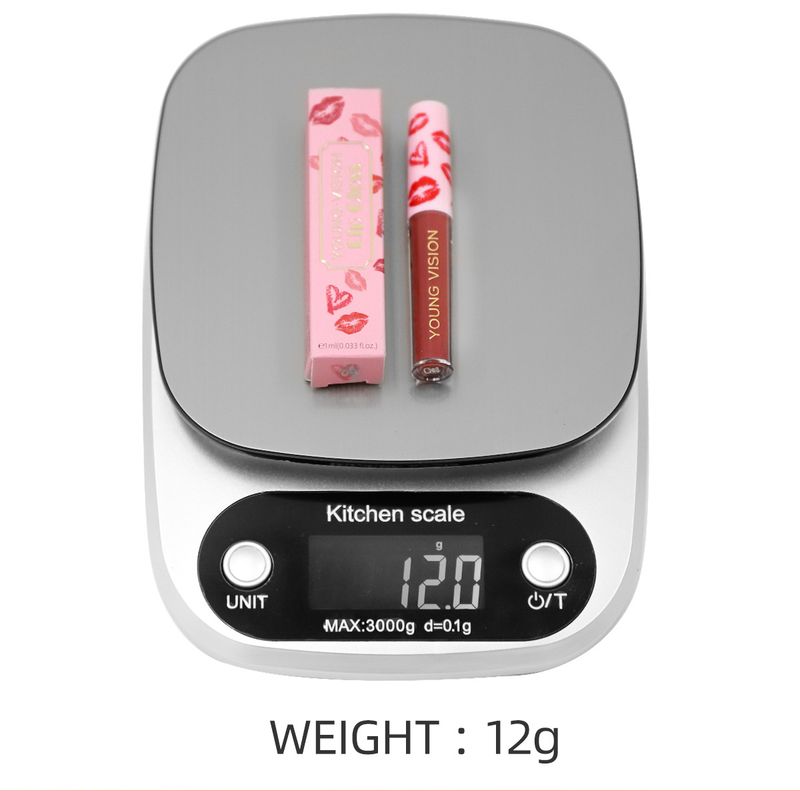 12 Colors Single Matte Velvet Lip Gloss Liquid Lipstick Long-lasting_voghion.com