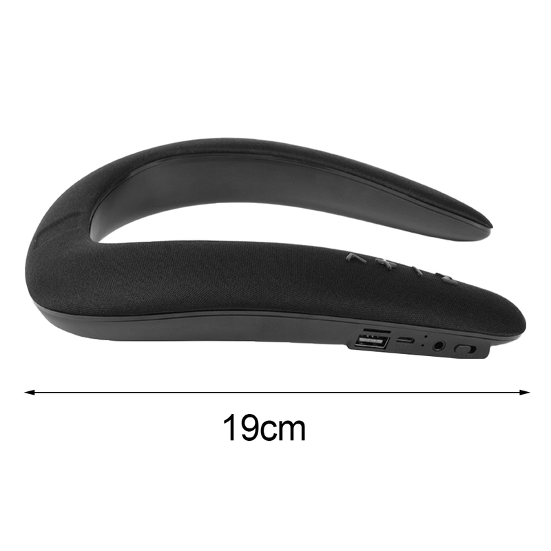 Altoparlante USB compatibile con Bluetooth con fascia da collo a forma di U. Altoparlante wireless indossabile portatile_voghion.com