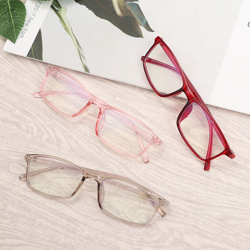 Moda Anti-Raggi di Luce Blu Moda Anti-Affaticamento Blu Protezione Blocco Occhio Quadrato Radiazioni Computer Gioca Occhiali_voghion.com
