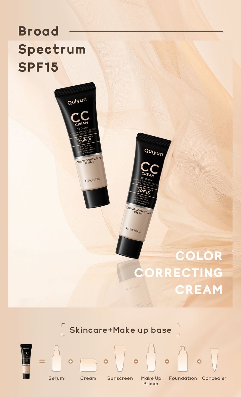 CC Cream 30ml (tube) Skin Enhancing Hydrating And Moisturizing Cosmetics Manufacturer_voghion.com