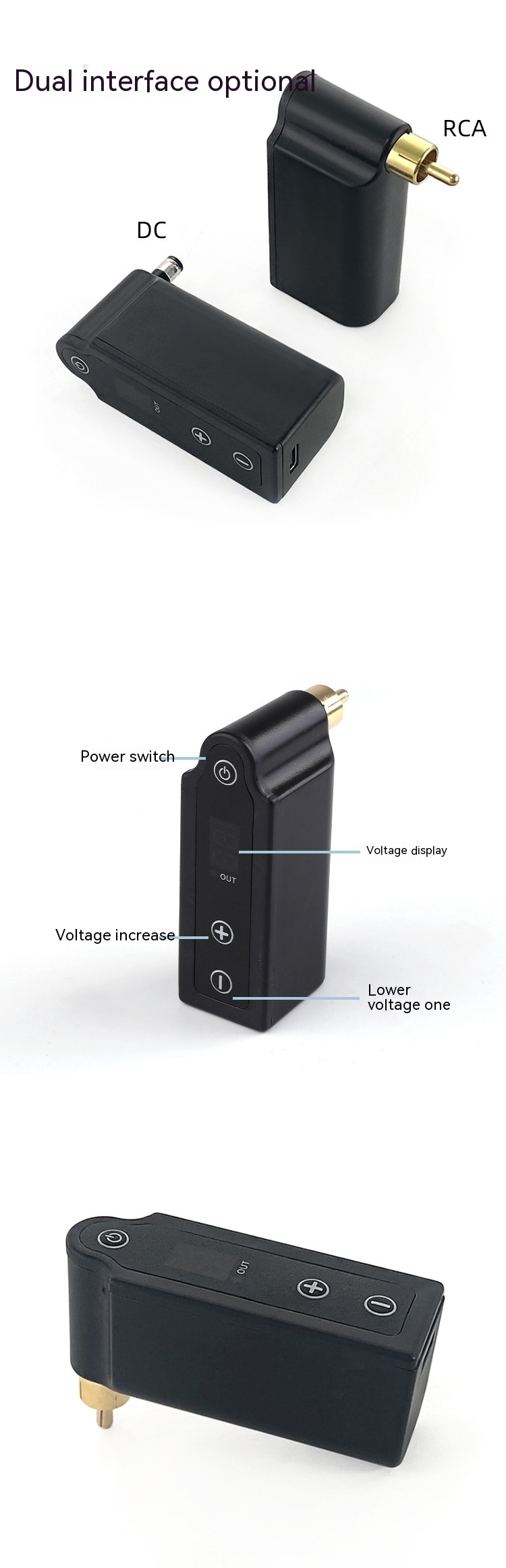 WX6001 Attrezzatura portatile per tatuaggi Mini Power con ricarica wireless_voghion.com