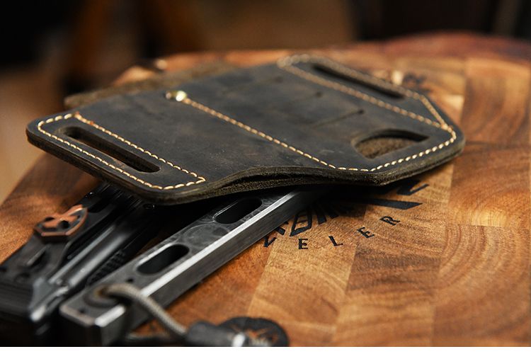Outdoor Læder Multi-Purpose Tool Fanny Pack_voghion.com