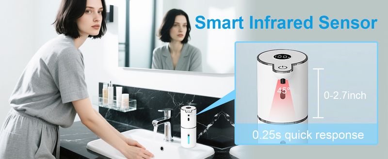 Akıllı Dezenfektan Dispenseri - USB Şarj Edilebilir 380 ml_voghion.com