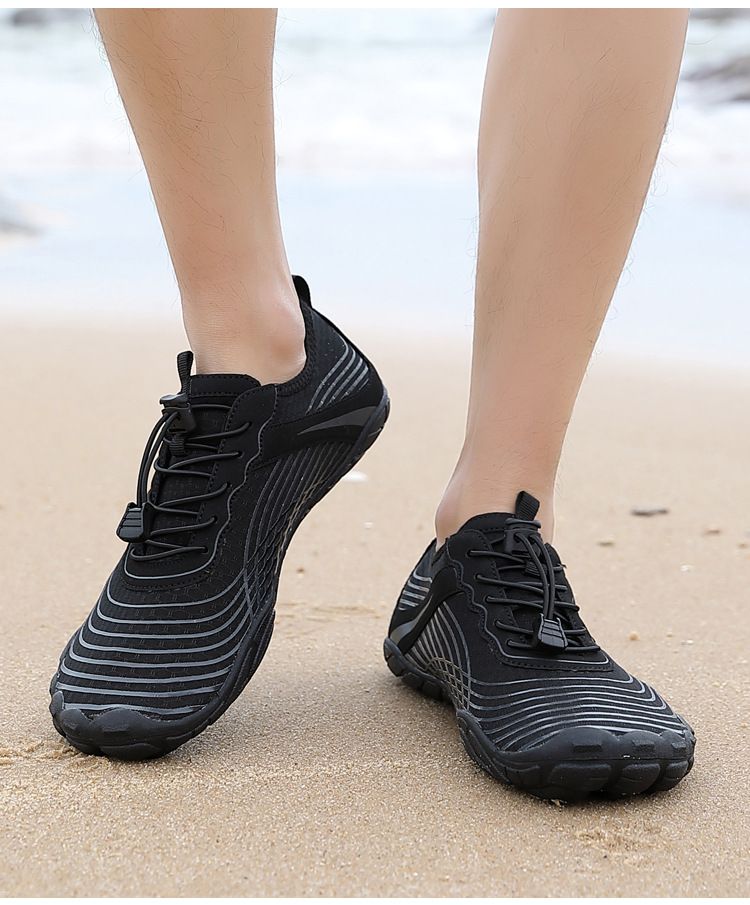 Nuove scarpe da nuoto Scarpe da spiaggia per esterni Scarpe da acqua per coppie Scarpe ad asciugatura rapida a piedi nudi Scarpe da acqua per lo snorkeling Scarpe da trampolino_voghion.com