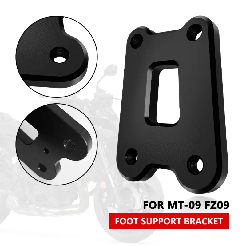 Pour MT09 MT-09 SP FZ09 Passager Arrière Pédales Repose-pieds mt09 fz09 Repose-pieds Kit D'abaissement Support Support Accessoires_voghion.com