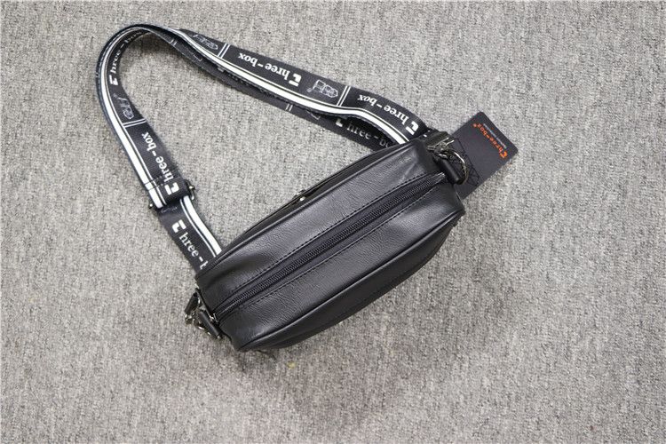 Threebox Genuine Color-Changing Stripe Outdoor Single-Shoulder Bag_voghion.com