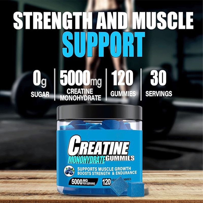 Cross-Border TK Hot Item Gehydrateerde Creatine Monohydraat Fitness Gummies_voghion.com
