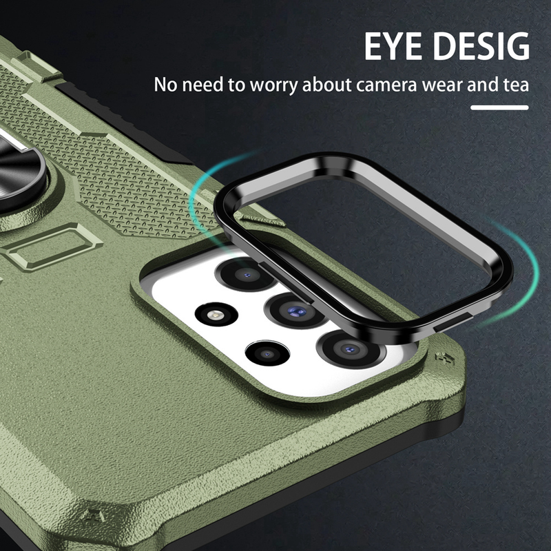 Funda protectora a prueba de golpes KEYSION para VIVO V27 5G V27e de silicona + soporte de anillo de metal para PC, carcasa trasera para teléfono VIVO V25 5G V25e V27 5G_voghion.com