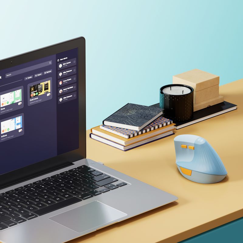 SEENDA Vertikale Drahtlose Maus Typ C Wiederaufladbare Ergonomische USB & Typ C Mäuse Für Laptop Laptop PC MacBook Windows Android_voghion.com