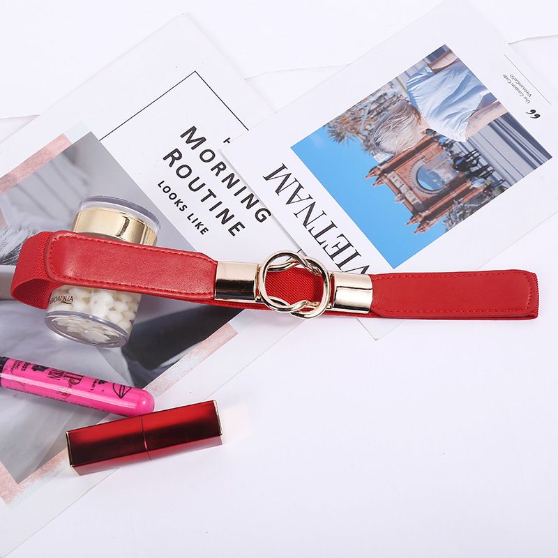 Cintura sottile con fibbia in metallo decorativa per abito da donna, alla moda, alla moda, da donna_voghion.com