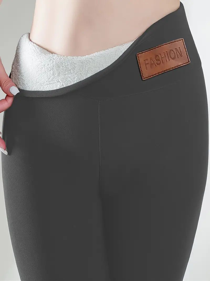 Women's Clothing Large Size Plus Velvet Tight Warm Pants Autumn And Winter Style Lambskin Thickened Stretch Leggings_voghion.com