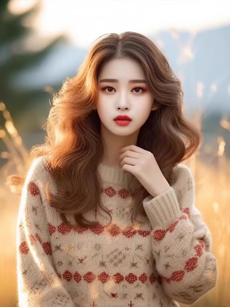 【 Cashmere Family】 Dámský krátký vlněný svetr s kulatým výstřihem, volný, měkký, lepkavý, tlustý úplet, vnitřní vrstva_voghion.com