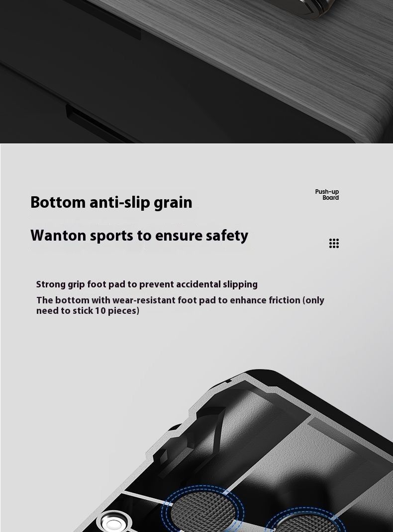 Planche multifonctionnelle pour pompes, équipement de fitness, aide à l'entraînement abdominal, entraîneur musculaire, extenseur de poitrine_voghion.com