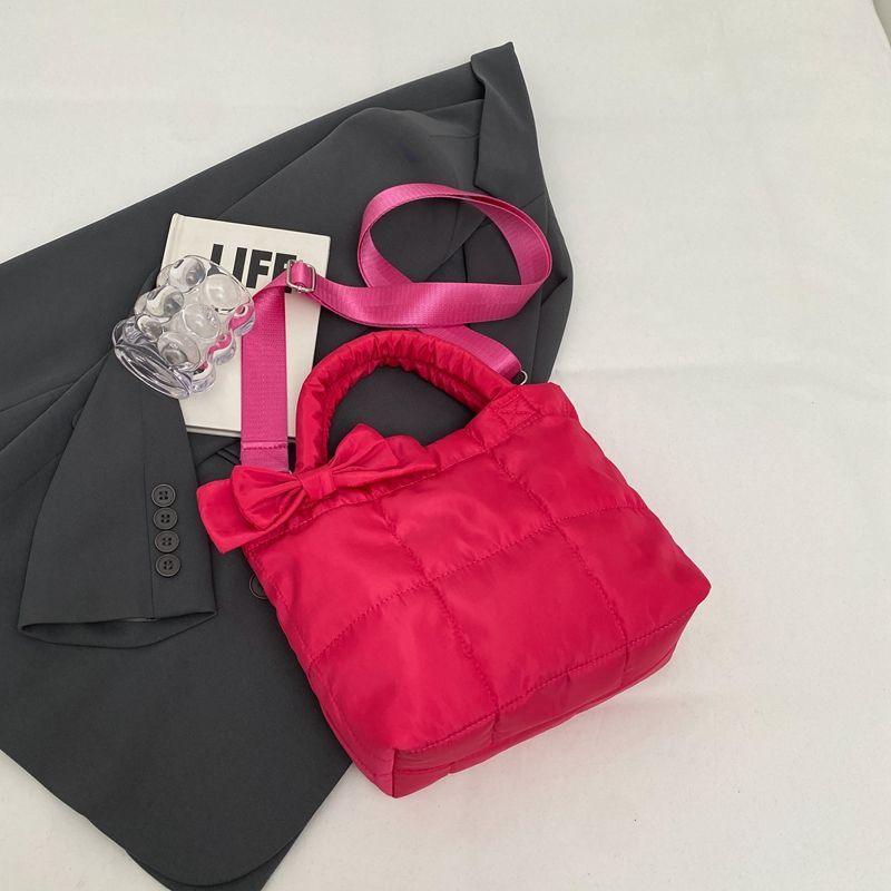 Borsa a mano con fiocco alla moda di alta gamma per donna 2023, nuova borsa a secchiello versatile alla moda per pendolari_voghion.com
