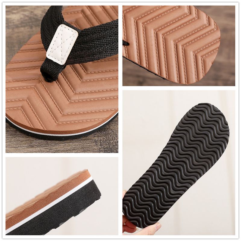 Unschlagbare Qualität Herren Sommer Modische Flip-Flops, Herren Hausschuhe, Anti-Rutsch, Clip-On Füße, Koreanische Version, Personalisierte Strandsandalen_voghion.com
