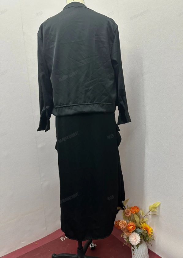 Abito da donna in velluto moda di fascia alta in tinta unita per donna_voghion.com