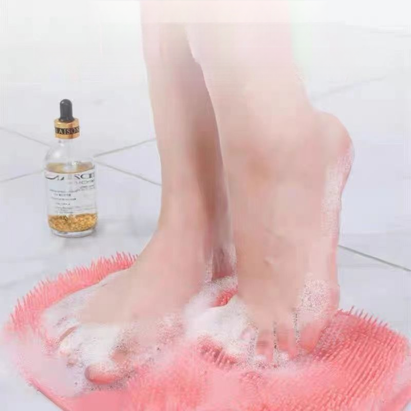 Bathroom Massage Pad Foot Brush Suction Wall Back Scrubber Bath Magic_voghion.com