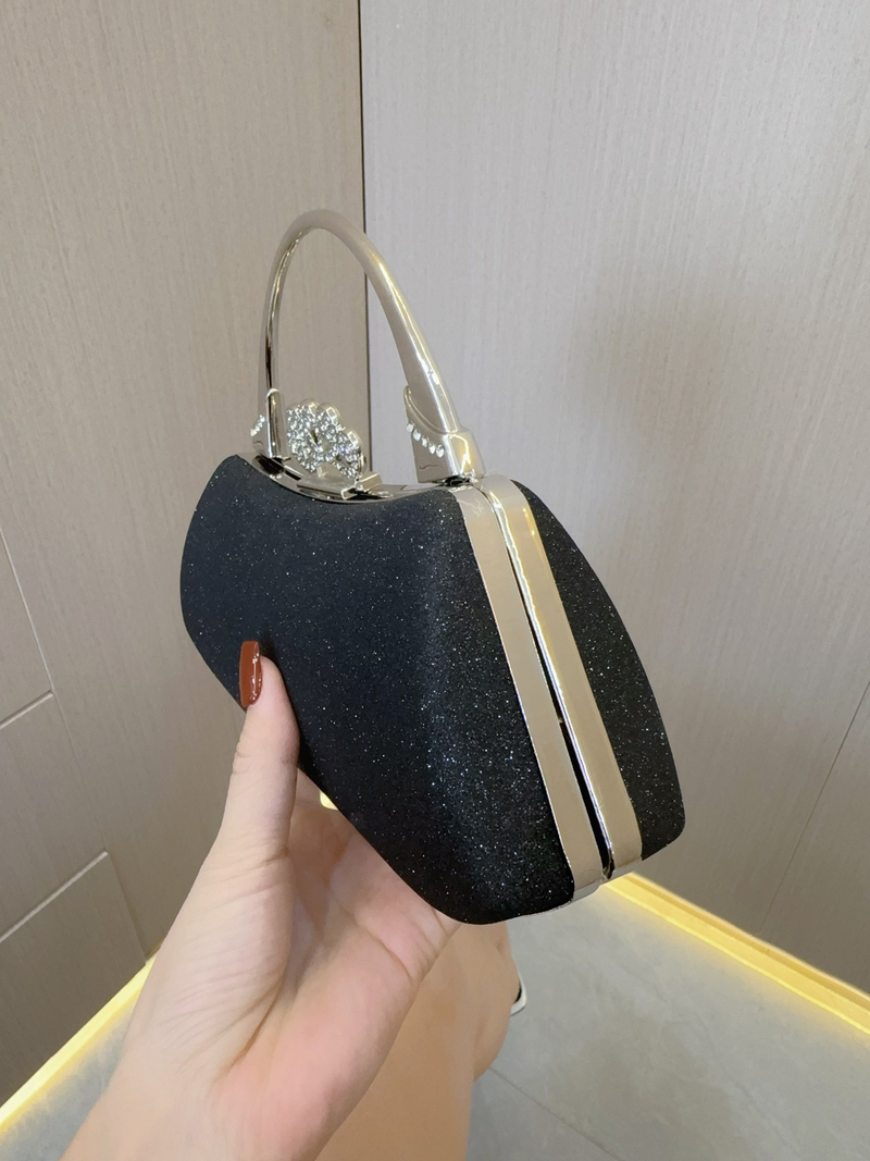 New Super Sparkling Handbag Wedding Bridesmaid Movie Team Celebrity Banquet Evening Bag_voghion.com