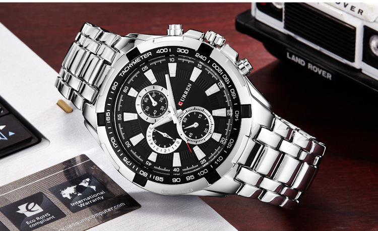 CURREN CARREN 8023 Casual Business Waterproof Quartz Men's Watch_voghion.com