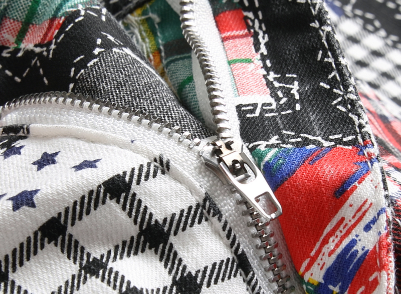 Herenkleding High End 3D Jeans Wit Slim Stretch Small Recht Katoen Elastisch Print Veelzijdig Eenvoudige Jeans_voghion.com