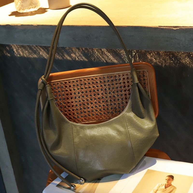 Borsa a tracolla in vera pelle, stile celebrità, monospalla, da donna, grande capacità_voghion.com