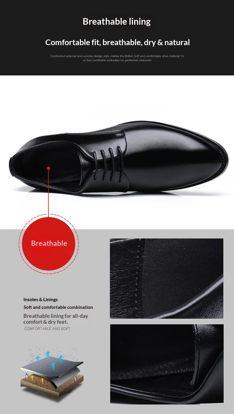 Glide Glide 2025 Scarpe da ginnastica estive formali in stile coreano da ufficio, da lavoro, con lacci, tinta unita, versatili, casual, da uomo_voghion.com