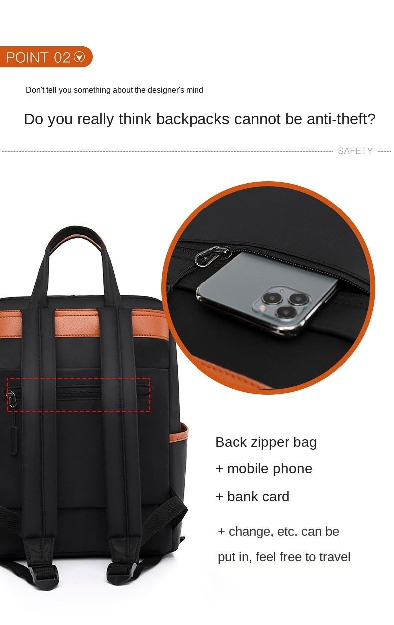 NOVA À Prova D 'Água Mulheres Mochila Moda Oxford Estudante Mochilas Escolares 14 Polegada Bolsa Para Laptop Mochila de Viagem Casual_voghion.com