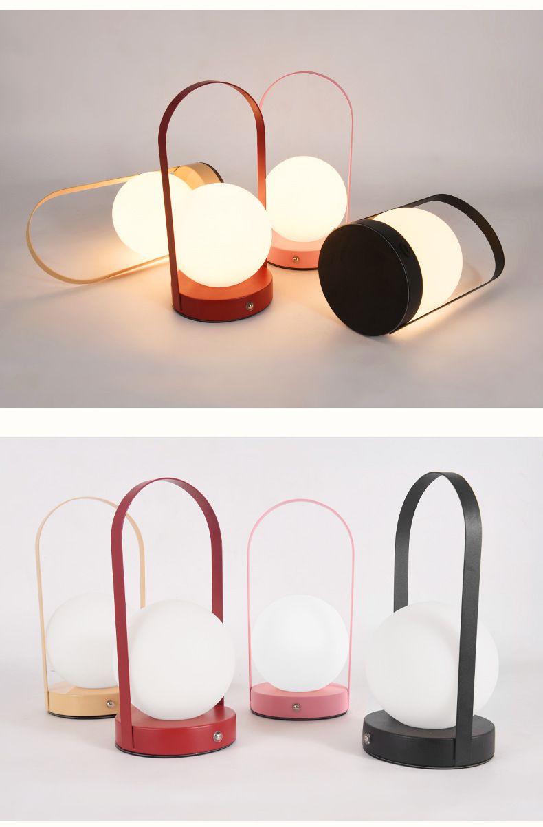 Nuova lampada da tavolo ricaricabile touch da comodino per camera da letto, da campeggio, da esterno, portatile, regalo di nozze, luce eterna_voghion.com