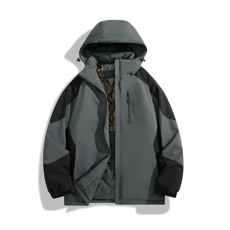 Giacca invernale da uomo 2024, nuova tecnologia, nera, in grafene, antivento, impermeabile, antimacchia, da trekking, in softshell di cotone_voghion.com
