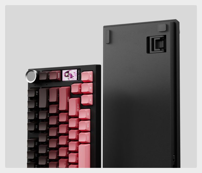 Forerunner X75 Mechanisch Toetsenbord op Maat, Drie Modi, Hot-Swappable, Zijdelings Gegraveerd, Hoogwaardig LCD-kleurenscherm_voghion.com