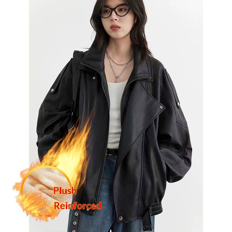 Pulse Pulse High-end Turn-down Collar For Men, European And American Style, Cool Street Fashion, Motorcycle Jacket, Korean PU_voghion.com