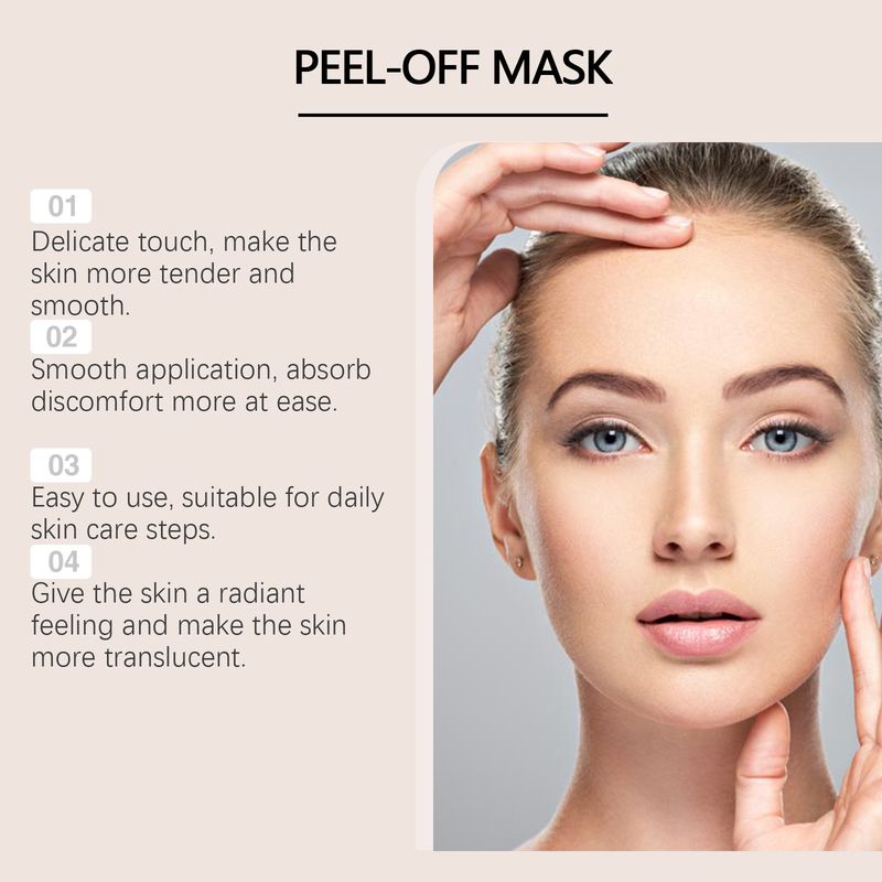 HOYGI Sanftes Peeling, feuchtigkeitsspendend, nährend, reinigend, tägliche Pflege, Peel-off-Maske_voghion.com