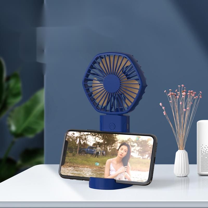 New USB Mini Handheld Portable Desktop Large Capacity Rechargeable Fan_voghion.com