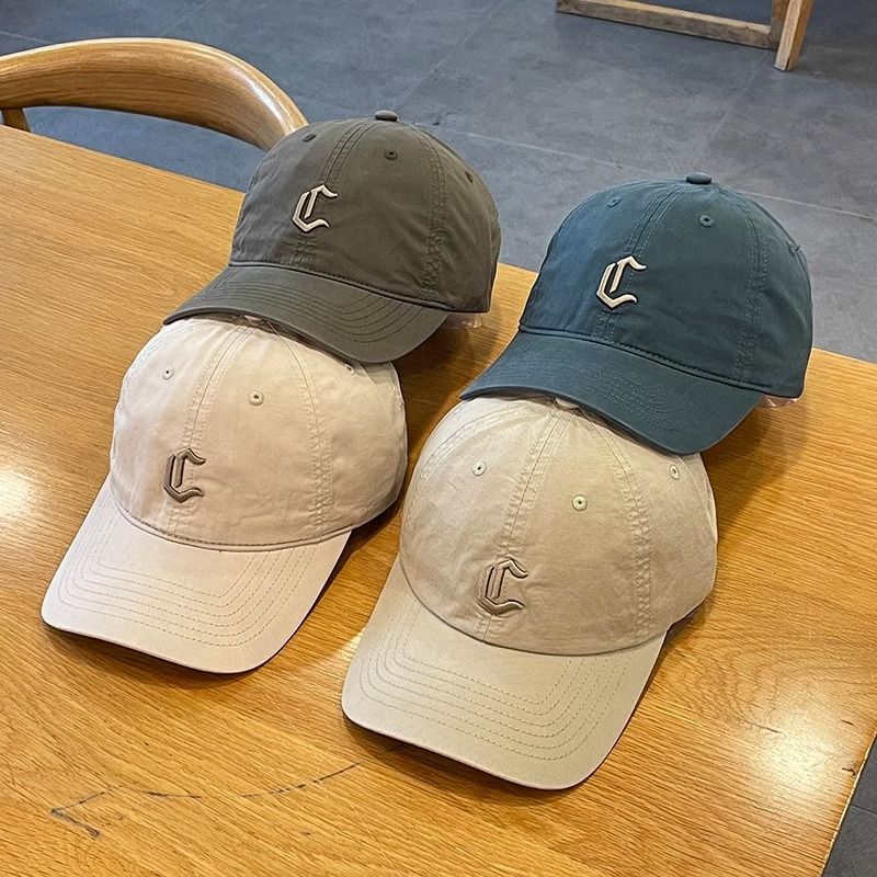 Coppie di baseball in tessuto lavabile di alta qualità, cappello parasole femminile viso piccolo, circonferenza della testa approfondita e allargata,_voghion.com