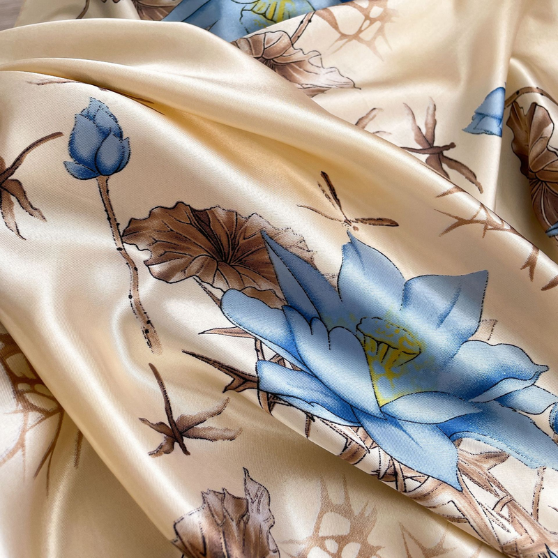 Nuova versione coreana sciarpa per protezione solare Scialle sottile da donna Capispalla estivo con stampa sciarpa da spiaggia lunga oversize_voghion.com