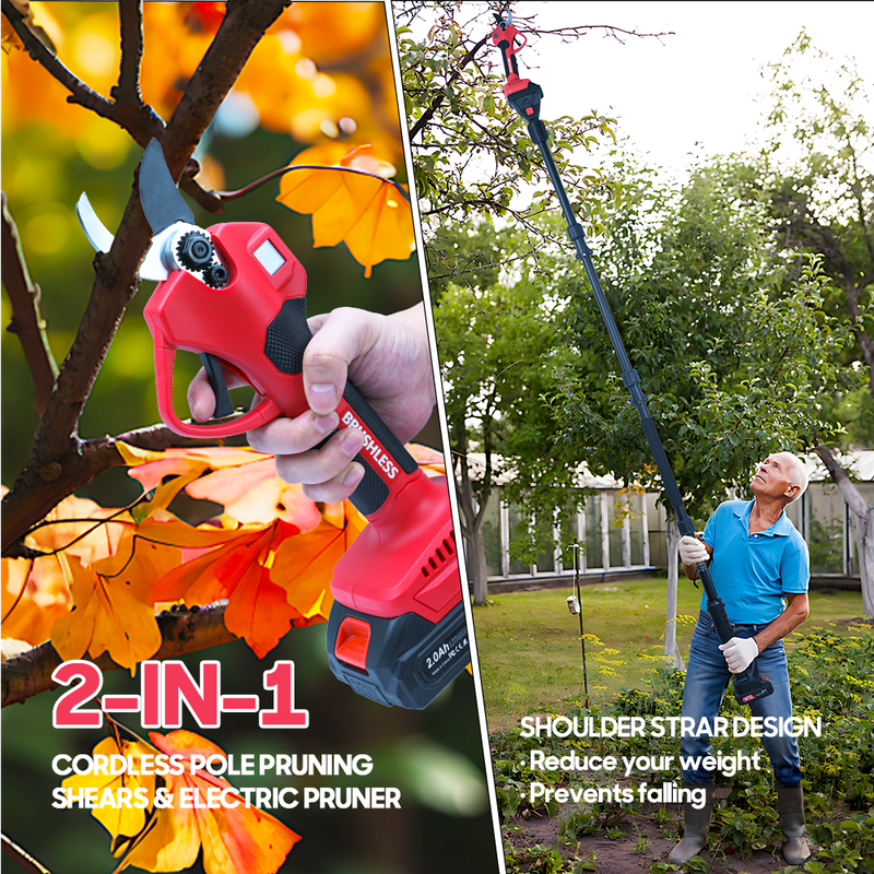 Appareil électrique avec 3000 Lbs Schneidkraft, support télescopique 228 cm, 2x2000mAh Akku_voghion.com