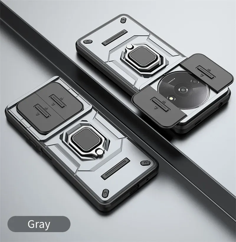 Pour Redmi Note 13R 13 12 Pro Plus Turbo 12S K70E K70 K60 Ultra 13C 5G A3 Armor Case Camera Lens Protection Ring Holder_voghion.com