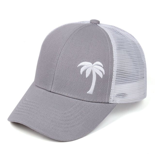 Casquette de baseball pour homme Chapeau en maille respirante Chapeau de conducteur de camion de pêche en plein air_voghion.com