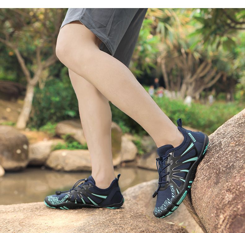 Scarpe da acqua unisex ad asciugatura rapida per trail running ed escursionismo - Suola in gomma antiscivolo con tomaia in mesh traspirante | Intersuola in EVA leggera_voghion.com