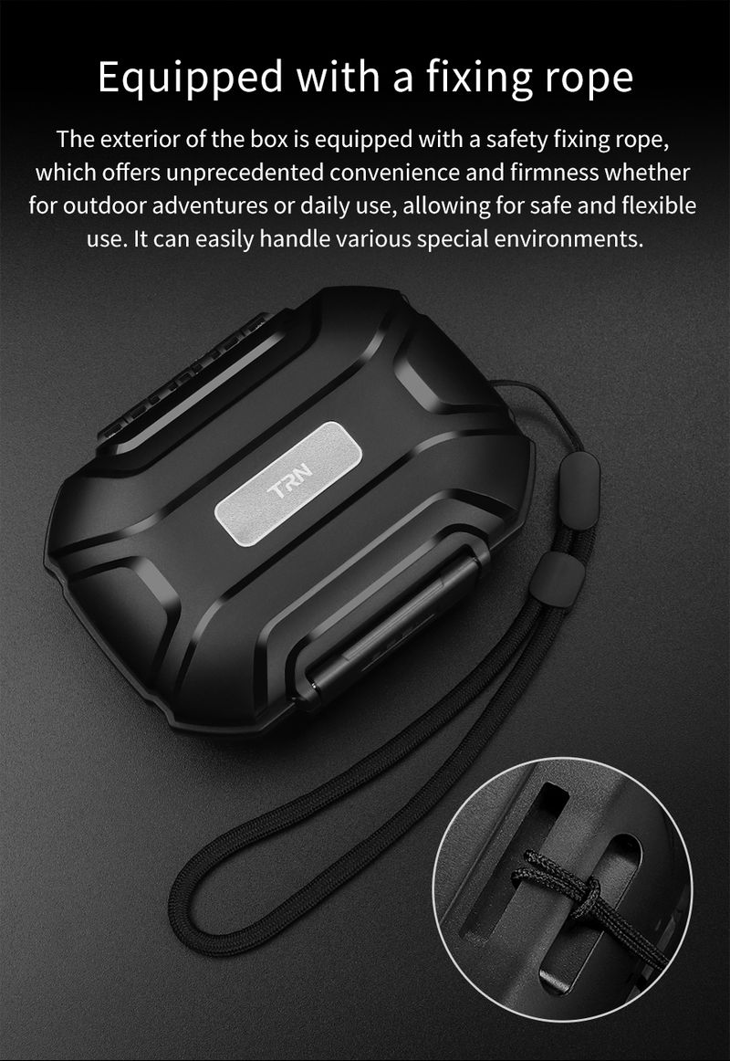 100% Dustproof Waterproof Shockproof Earphone Storage Box_voghion.com