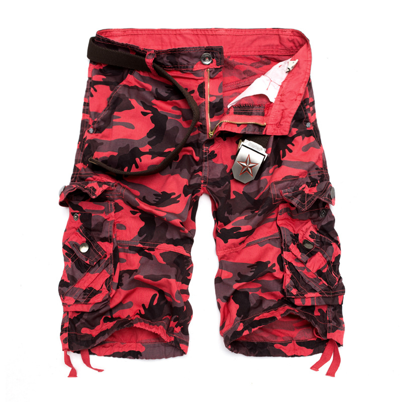 Grossisti Pantaloncini da lavoro cargo taglie forti Pantaloncini da stampa da uomo mimetici Pantaloncini da lavoro larghi da uomo638_voghion.com